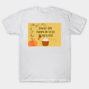 You are the pumpkin spice in my latte T-Shirt